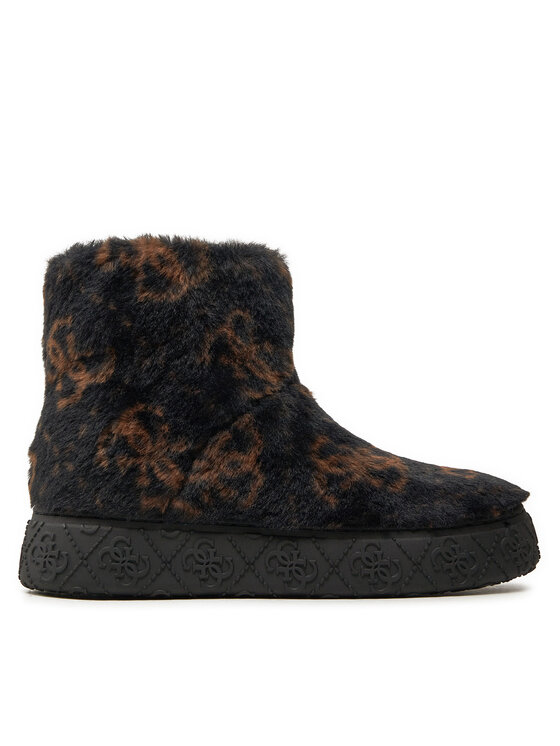 Guess Botki United FLFUTD FUR10 Czarny