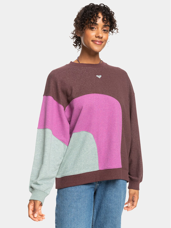 Roxy Bluza Happy Daize Otlr ERJFT04752 Brązowy Regular Fit