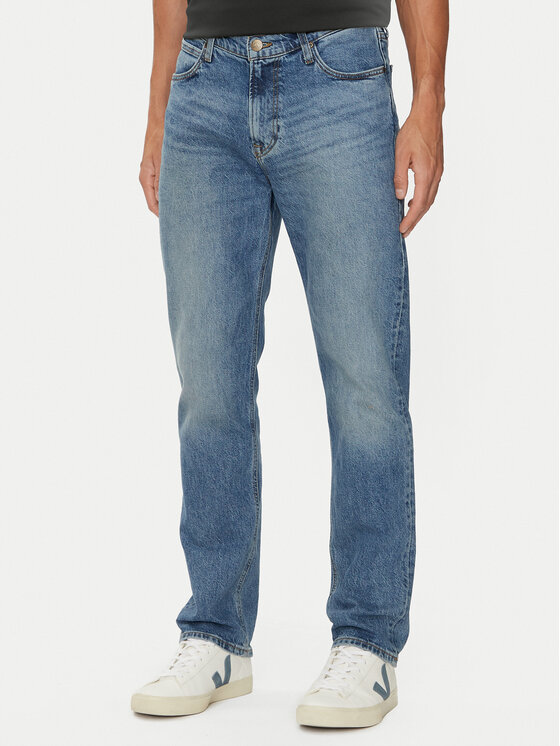 Lee Jeansy West 112354466 Niebieski Loose Fit
