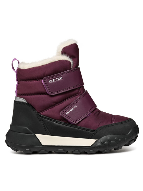 Geox Śniegowce J Trekkyup Girl B Ab J46M7B 0FU50 C7005 D Bordowy