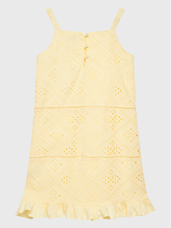 Guess Sukienka letnia J3GK23 WFGJ0 Żółty Regular Fit