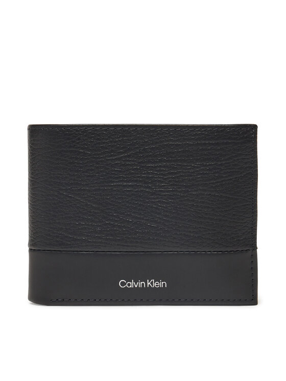 Calvin Klein Portfel męski Subtle Mix Trifold 10Cc W/Coin K50K512847 Czarny