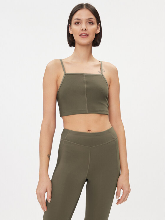Reebok Top Yoga Performance IM4045 Zielony Fitted Fit