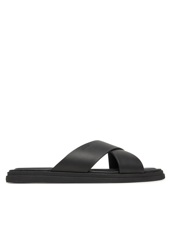 Calvin Klein Klapki Criss Cross Sandal HM0HM01737 Czarny