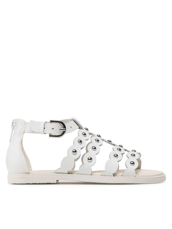 Geox Sandały J Sandal Karly Girl J3535D043BCC1000 S Biały