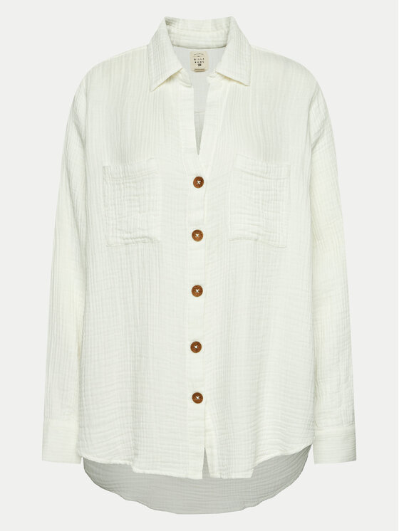 Billabong Koszula Swell ABJWT00487 Biały Relaxed Fit