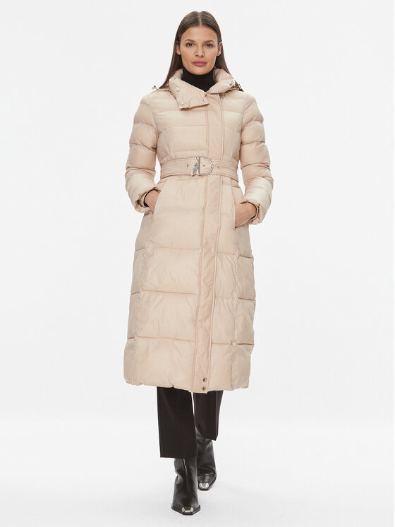 Patrizia Pepe Kurtka zimowa 2O0121/A9M1-B778 Beżowy Regular Fit