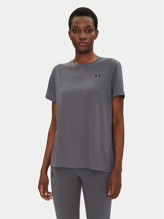 Under Armour Koszulka techniczna Rech SSC 1384231 Szary Relaxed Fit