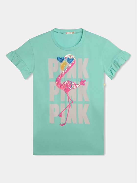 Billieblush Sukienka letnia U20186 Zielony Regular Fit