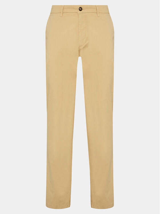 North Sails Chinosy Defender 673071 Beżowy Slim Fit