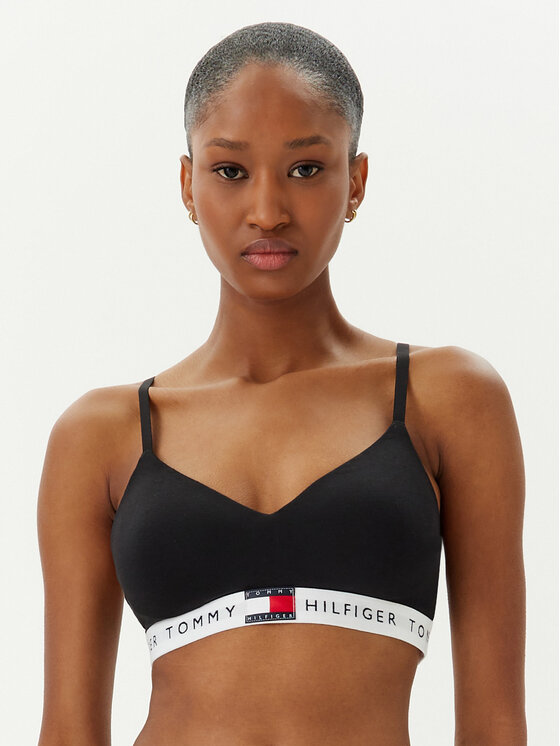 Tommy Hilfiger Biustonosz braletka UW0UW05715 Czarny