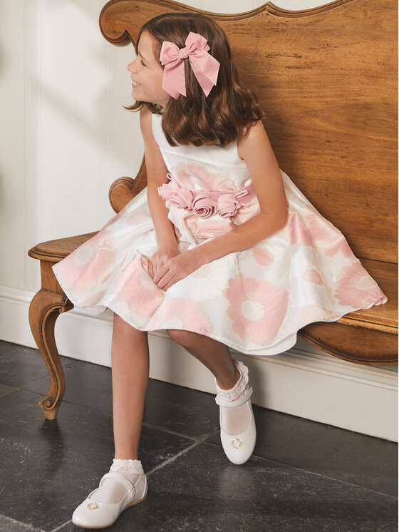 Abel & Lula Sukienka elegancka 5040 Kolorowy Regular Fit