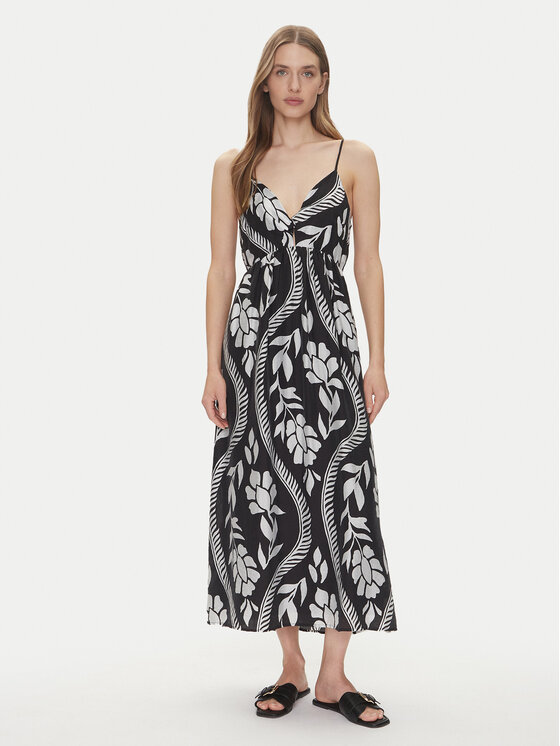 ONLY Sukienka letnia Catja 15347529 Czarny Regular Fit