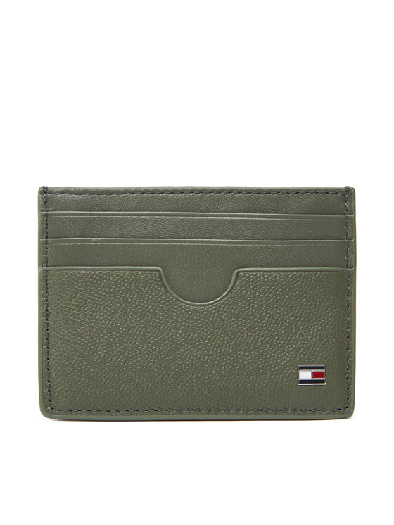 Tommy Hilfiger Etui na karty kredytowe Th Flag Cc Holder AM0AM13517 Zielony