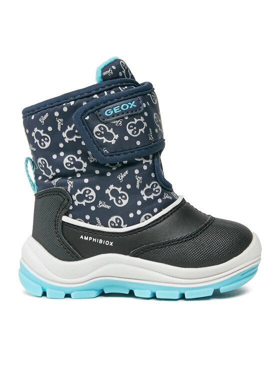 Geox Śniegowce B Flanfil Girl B Abx B263WG 0BCMN CF4N4 M Granatowy