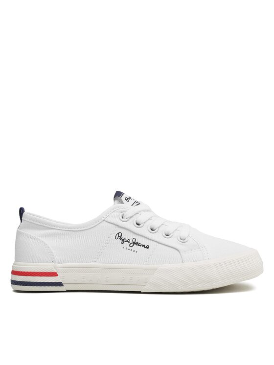 Pepe Jeans Tenisówki Brady Basic G PGS30561 Biały