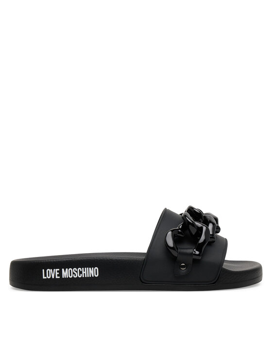 LOVE MOSCHINO Klapki JA28132G1MI17000 Czarny