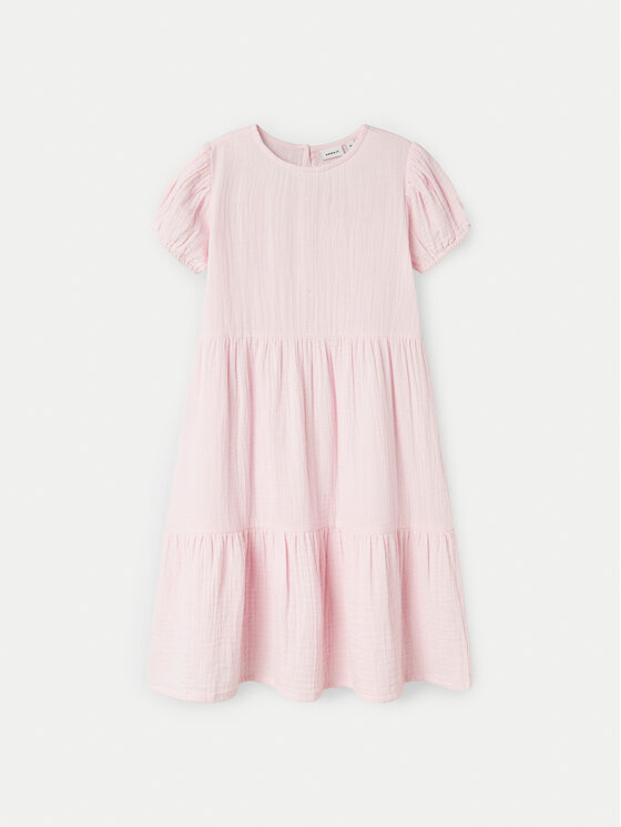 NAME IT Sukienka letnia 13240414 Różowy Regular Fit