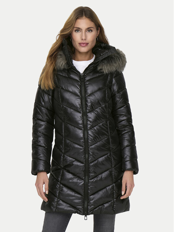 ONLY Kurtka zimowa Fever 15322004 Czarny Regular Fit