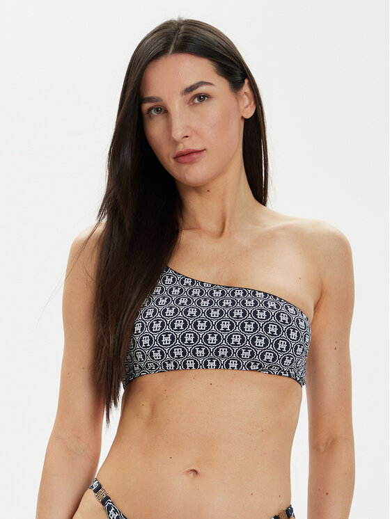 Tommy Hilfiger Góra od bikini UW0UW05310 Granatowy