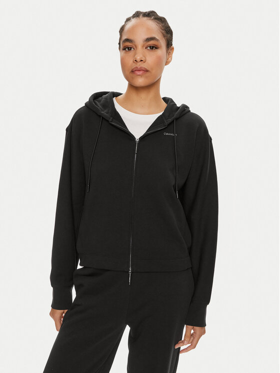 Calvin Klein Bluza Nano Logo K20K207210 Czarny Relaxed Fit