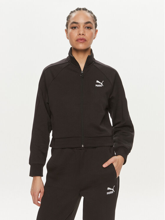 Puma Bluza T7 624211 Czarny Relaxed Fit