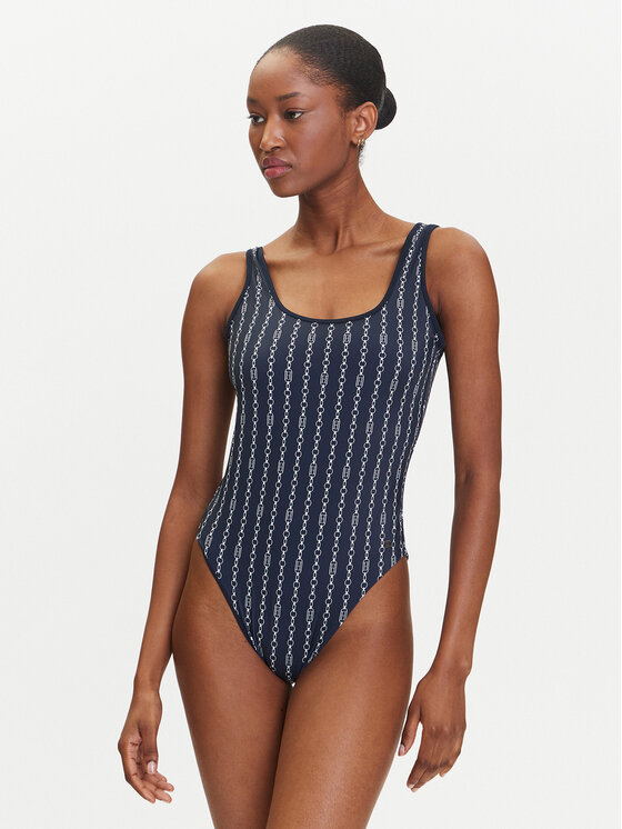 Tommy Hilfiger Strój kąpielowy UW0UW05905 Granatowy