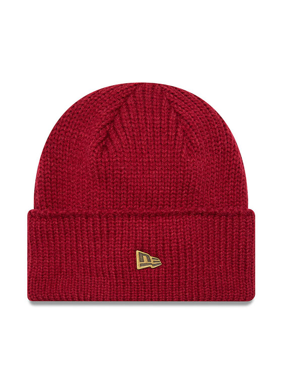 New Era Czapka Wide Cuff Beanie 60565442 Czerwony