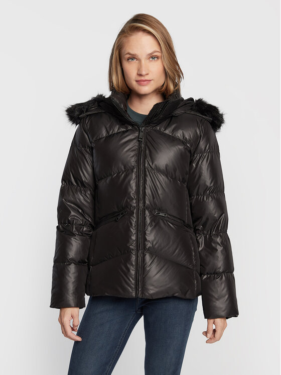 Calvin Klein Kurtka puchowa Essential K20K204952 Czarny Regular Fit