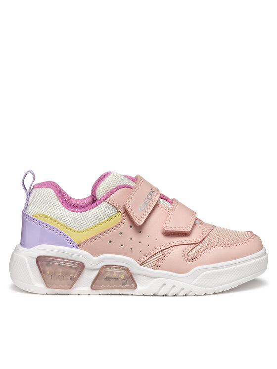 Geox Sneakersy J Illuminus J55HPA 0ASBU C8206 M Różowy