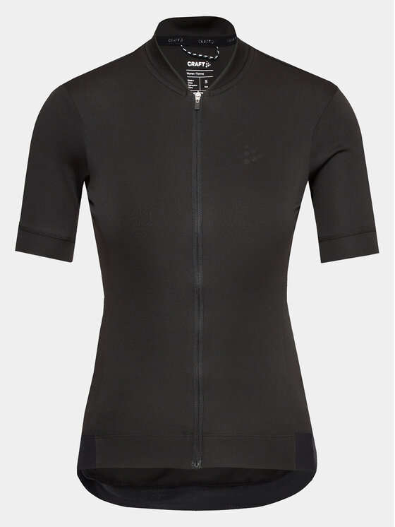 Craft Koszulka rowerowa Essence 1907133 Czarny Slim Fit