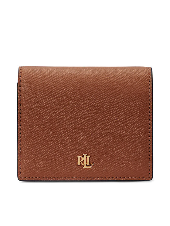 LAUREN RALPH LAUREN Mały Portfel Damski 432962112002 Brązowy
