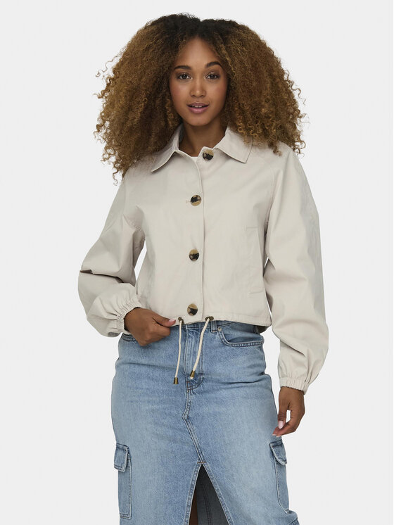 ONLY Kurtka przejściowa Eja Orchid 15308910 Szary Regular Fit