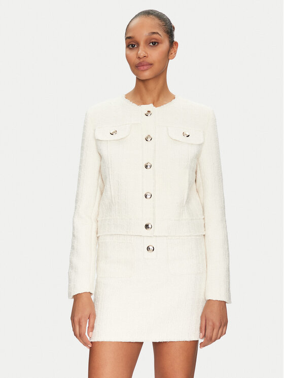 Morgan Marynarka 251-VOYA Écru Slim Fit