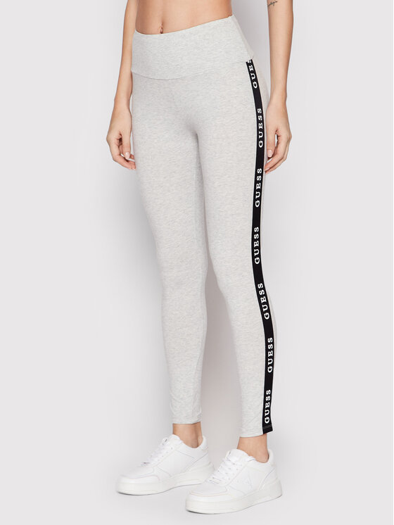 Guess Legginsy V2YB14 KABR0 Szary Slim Fit