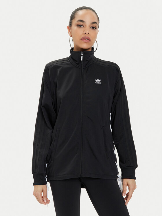 adidas Bluza Always Original Laced HK5071 Czarny Relaxed Fit