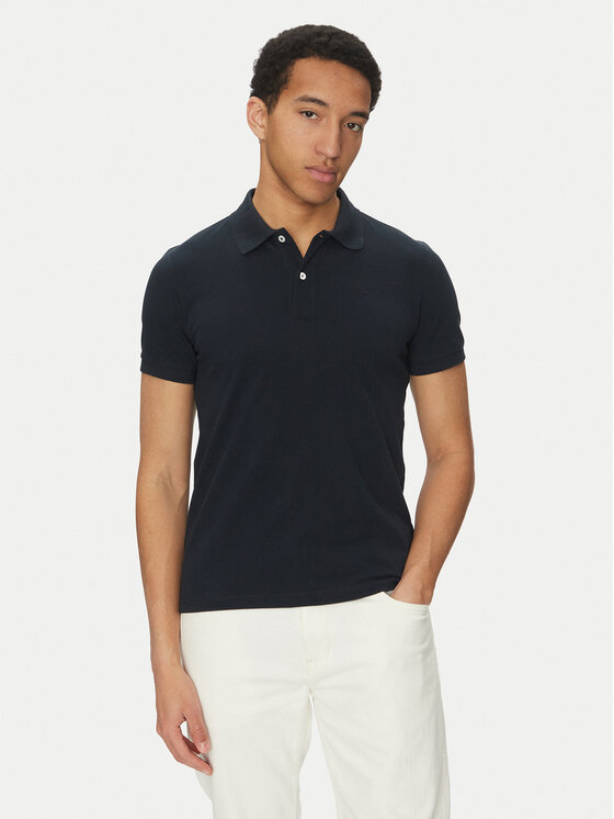 Geox Polo M5511B T3240 F1624 Granatowy Regular Fit
