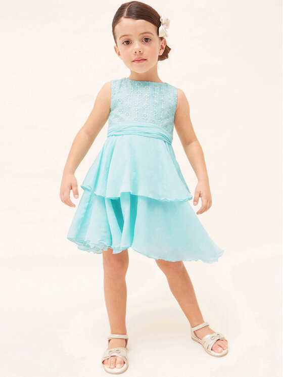 Mayoral Sukienka elegancka 3912 Niebieski