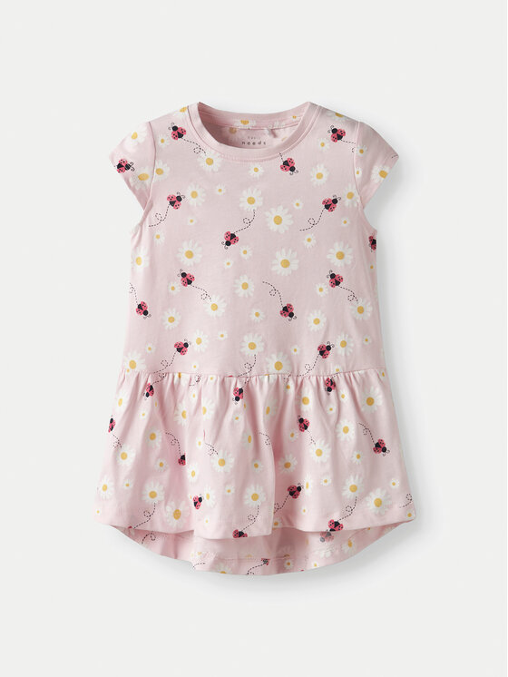 NAME IT Sukienka codzienna Vigga 13215107 Różowy Regular Fit