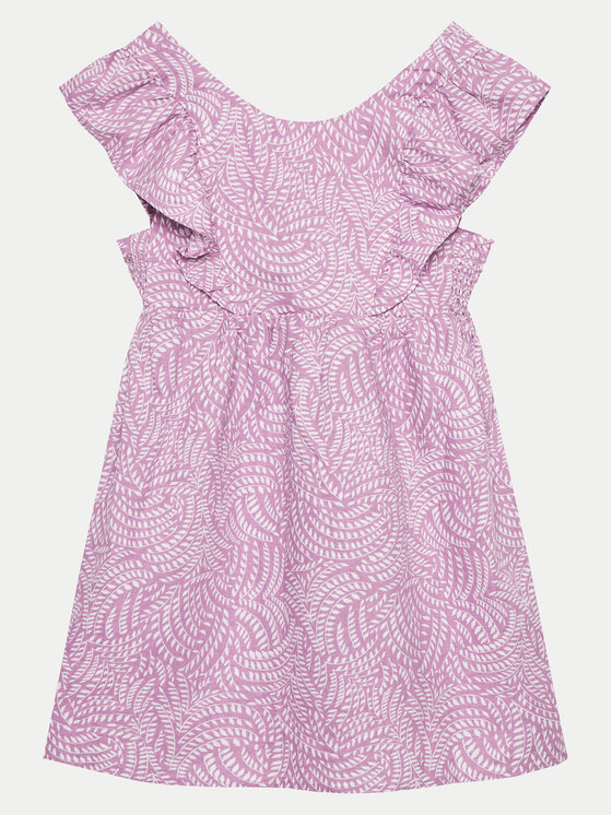 United Colors Of Benetton Sukienka letnia 4YP7CV027 Fioletowy Regular Fit
