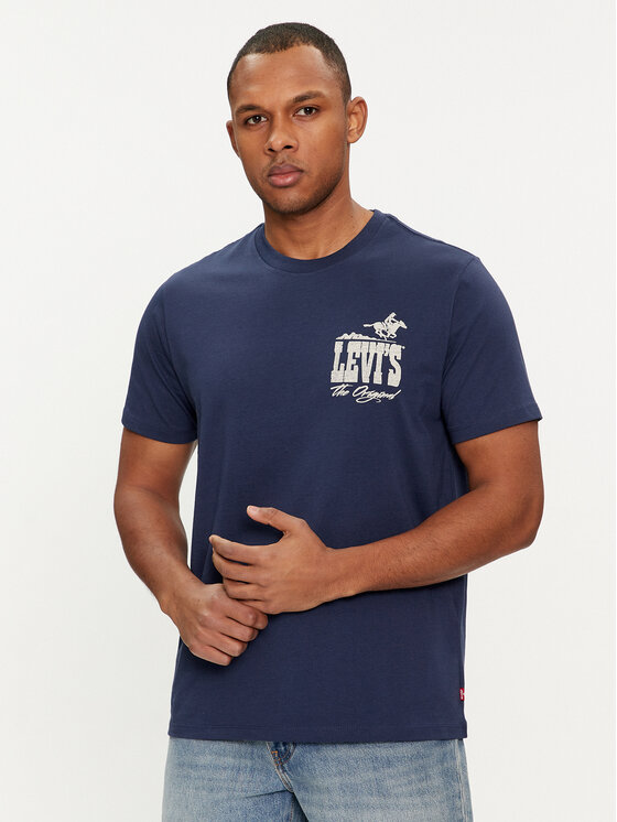 Levi's® T-Shirt Classic Graphic 22491-1484 Granatowy Regular Fit
