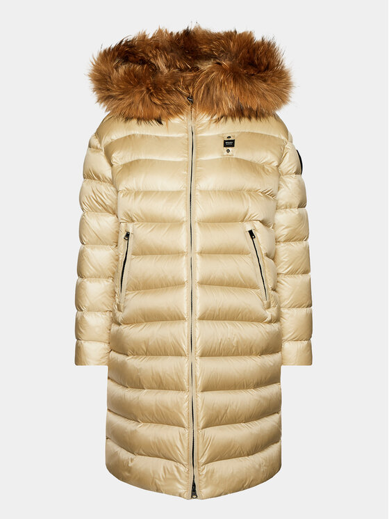 Blauer Kurtka zimowa 23WBLDK03094 Beżowy Regular Fit