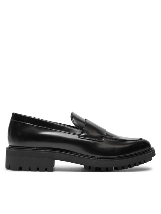 Calvin Klein Loafersy Moccasin W/ Band HM0HM01833 Czarny