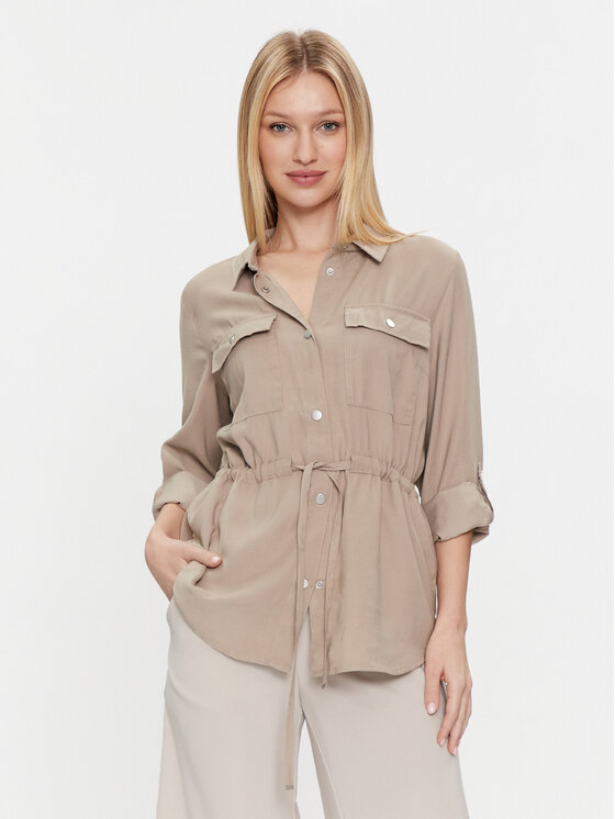 ONLY Koszula Aris 15310852 Beżowy Regular Fit