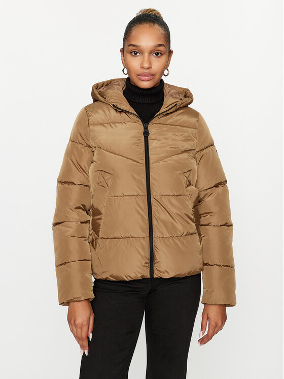 ONLY Kurtka zimowa 15300257 Brązowy Regular Fit