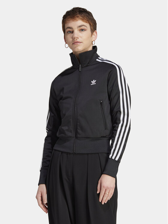 adidas Bluza adicolor Classics Firebird IL8764 Czarny Regular Fit