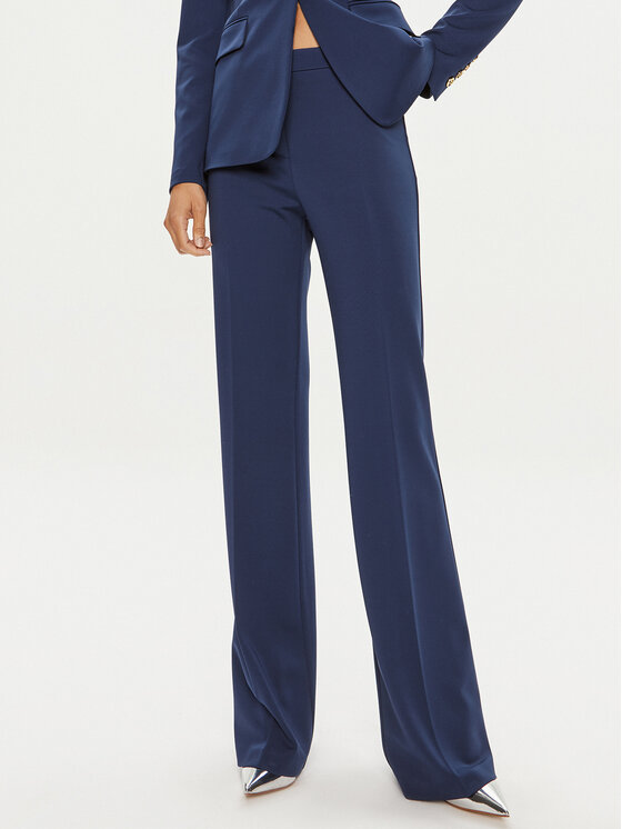 Pinko Spodnie materiałowe Hulka 100054 A0HM Granatowy Regular Fit
