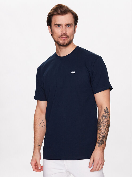Vans T-Shirt Left Chest Logo VN0A3CZE Granatowy Classic Fit