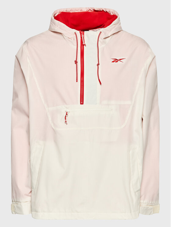 Reebok Kurtka anorak Vector HH8369 Beżowy Relaxed Fit