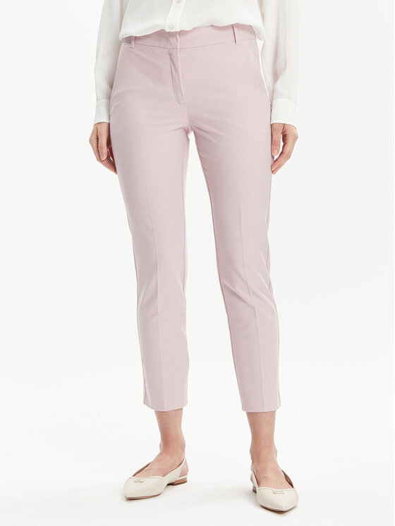 Marella Chinosy Turku 2413131041 Różowy Slim Fit